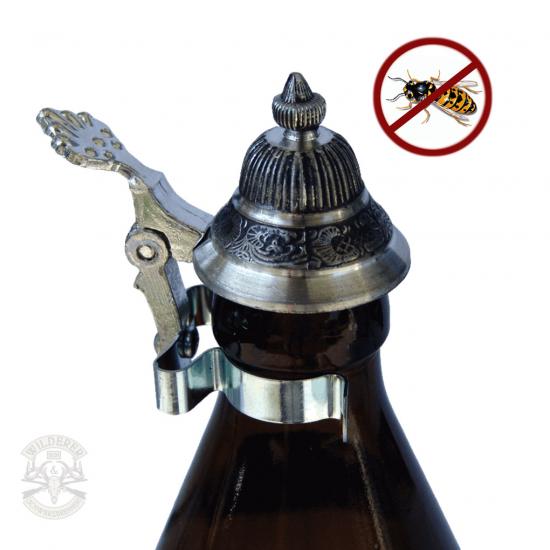 Preview: Bier und Limmoflaschen Zinndeckel Spitz