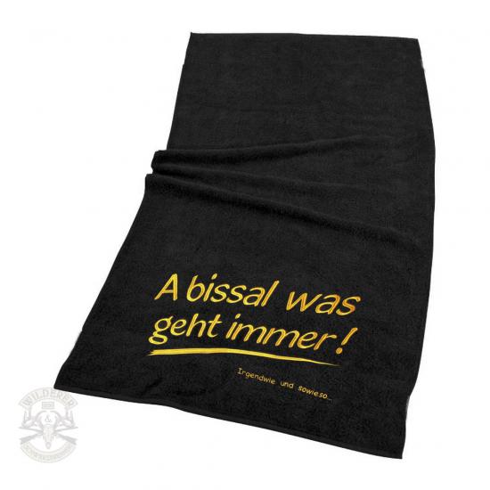 Preview: BADEHANDUCH BESTICKT - A BISSAL WAS GEHT IMMER!
