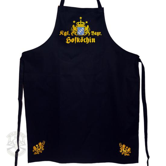 Preview: EDLE KOCHSCHÜRZE BESTICKT - KÖNIGLICH BOARISCHE HOFKÖCHIN