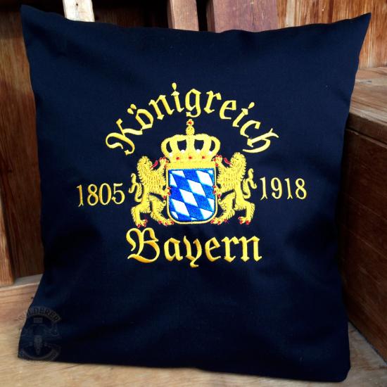 Preview: KISSENBEZUG - KÖNIGREICH BAYERN