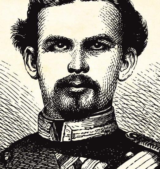 Preview: Hochqualitativer Kunst Druck König Ludwig II, von Bayern Paradeuniform
