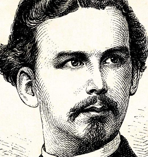 Preview: Hochqualitativer Kunst Druck König Ludwig II, von Bayern