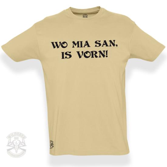 Preview: T-Shirt - Wo mia san is vorn!